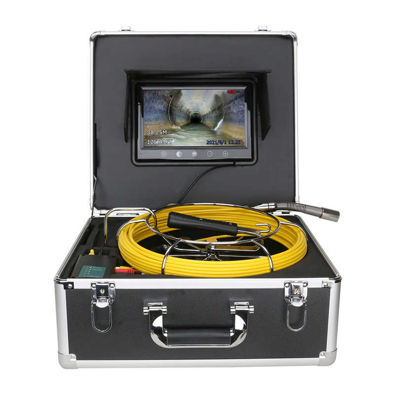 Sewer-pipe-inspection-camera-with-display